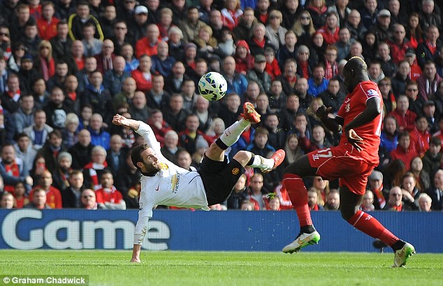 Mata's visceral scissors kick goal against Liverpool
